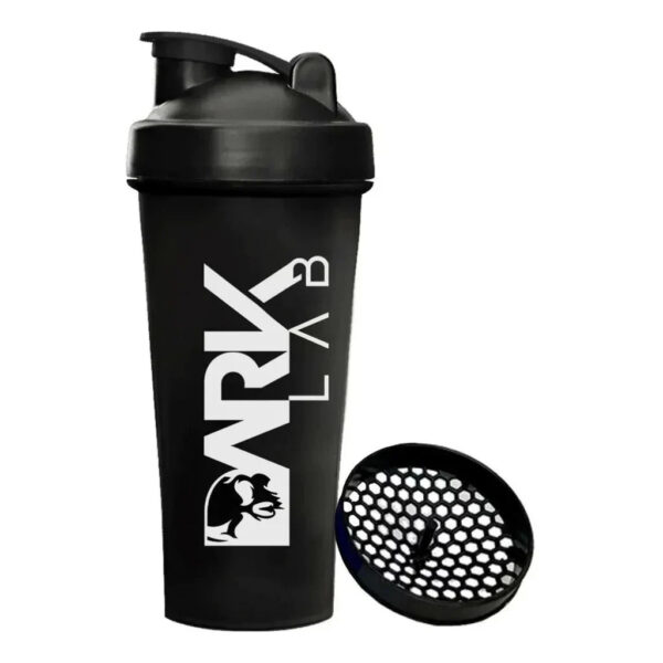 Coqueteleira Shaker Preta 700ml com Rede - Image 2