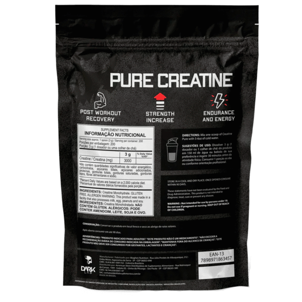 Creatina Pura 500g Refil - Dark Lab - Image 2