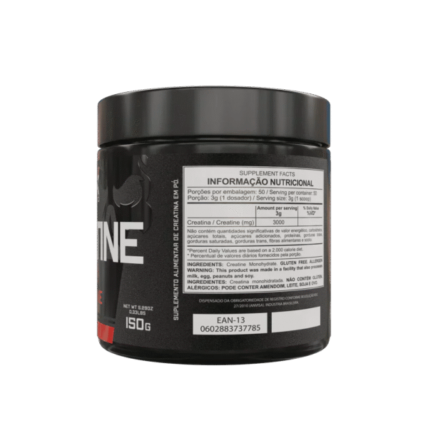Creatina Pura 150g + Coqueteleira Preta 700ml Dark Lab - Image 4