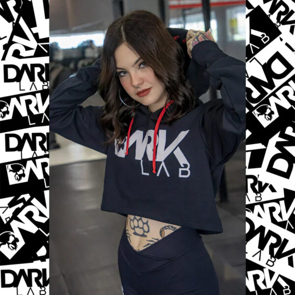 Moletom Cropped Feminino - Dark Lab - Image 2