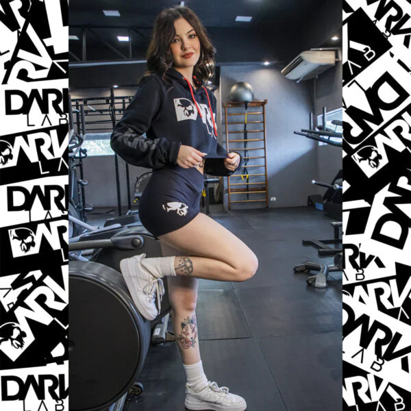 Moletom Cropped Feminino - Dark Lab - Image 4