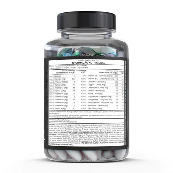 Multivitamin 60 Tabletes - Dark Lab Clique e veja! - Image 4