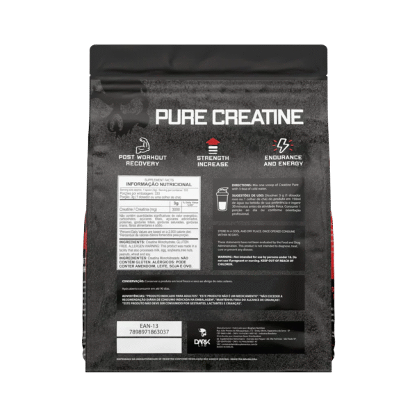 Creatina 100% Pura 1Kg Refil - Dark Lab - Image 3