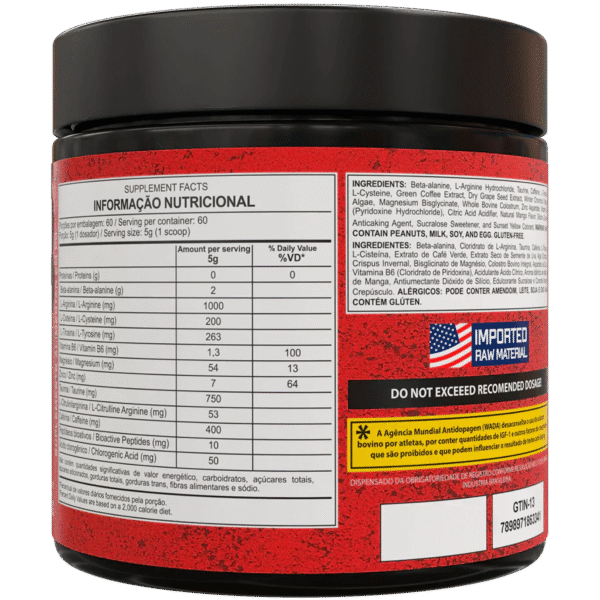 Pré-Treino Venom Underground Pre Workout 300g - Dark Lab - Image 4