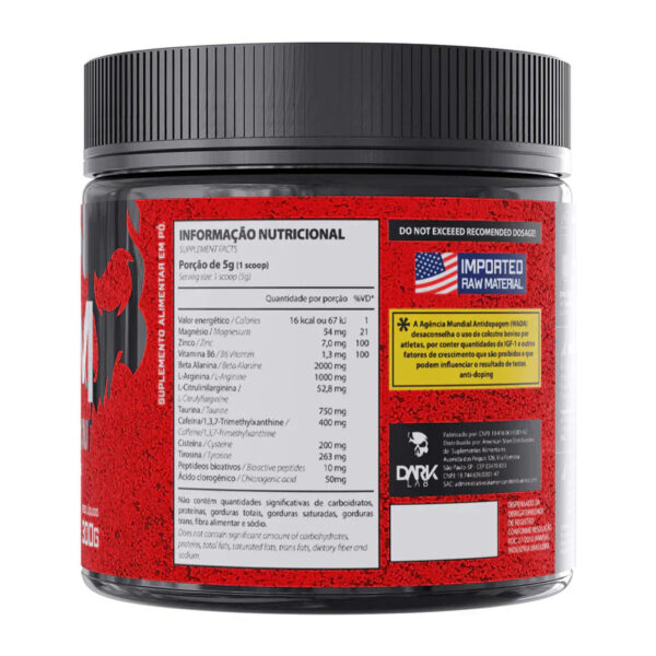 Creatina Pura 1kg + Venom Pré Workout 300g + Coqueteleira Premium 700ml Dark Lab - Image 4